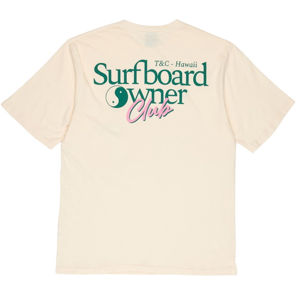 2026 T & C Surf Designs Mens Owner Short Sleeve Tee TM7TS - Vintage White